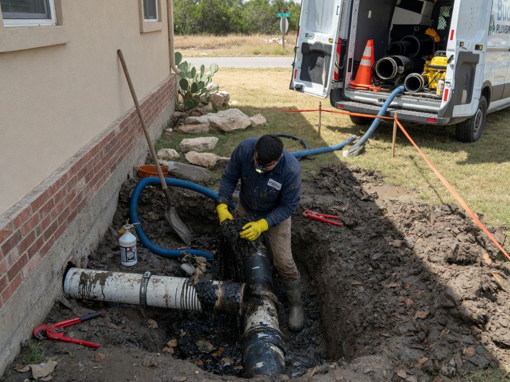 Clogged drain repair in Buda, TX. Find out why a drain keeps clogging and fix the cause, not just the clog. Call (512) 729-9513 for an estimate.